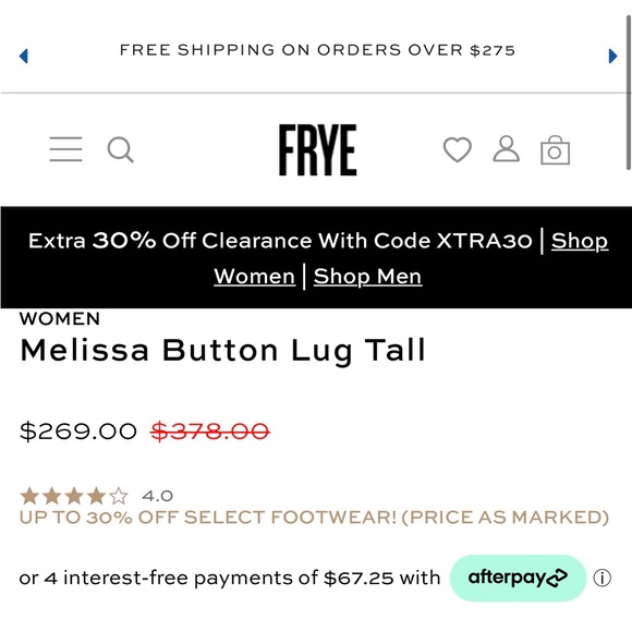 NEW FRYE TALL BLACK MELISSA BUTTON BOOT - Picture 2 of 8